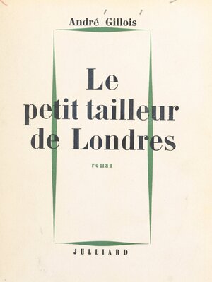 cover image of Le petit tailleur de Londres